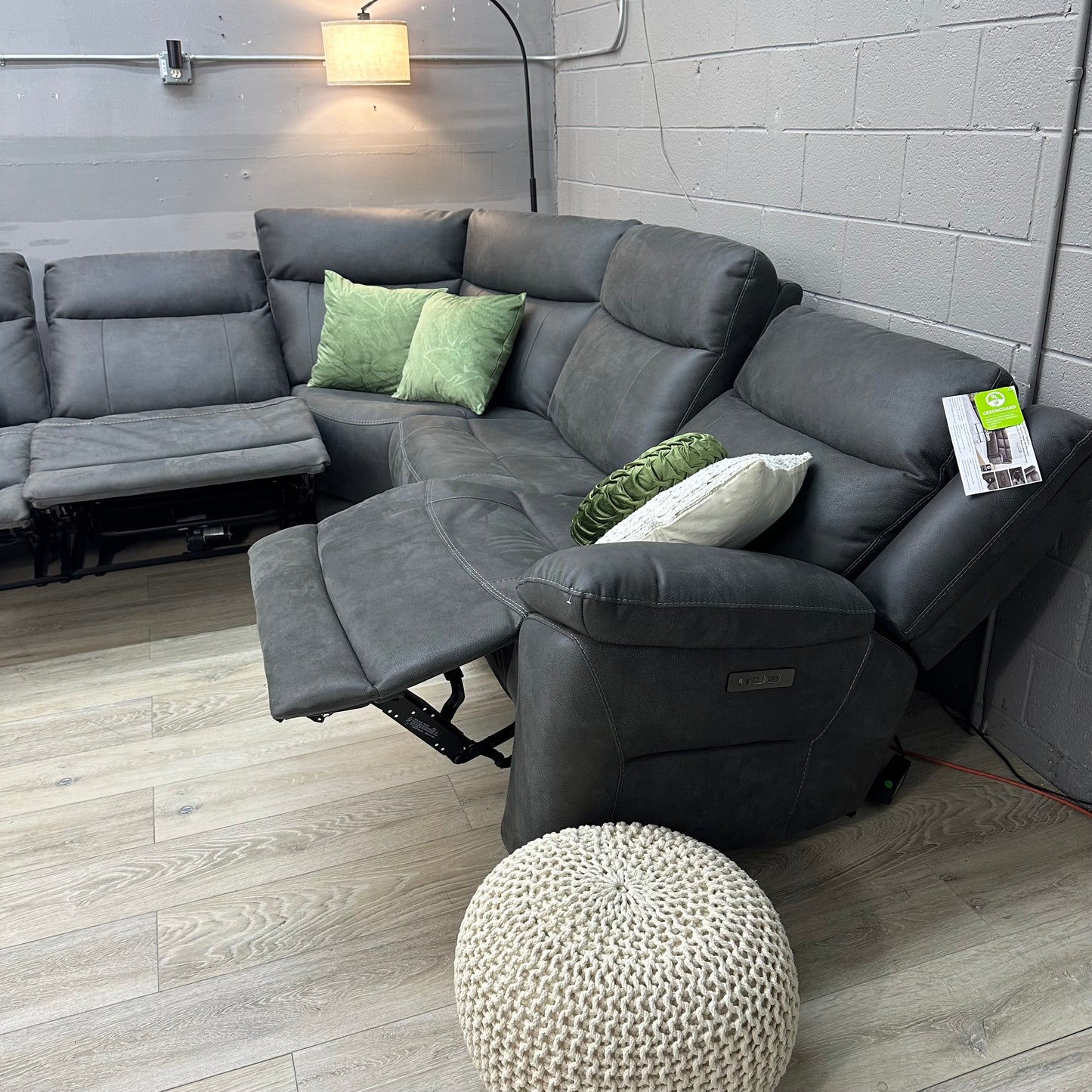 Zakary 5-piece Fabric Power Reclining Sectional With Power Headrests