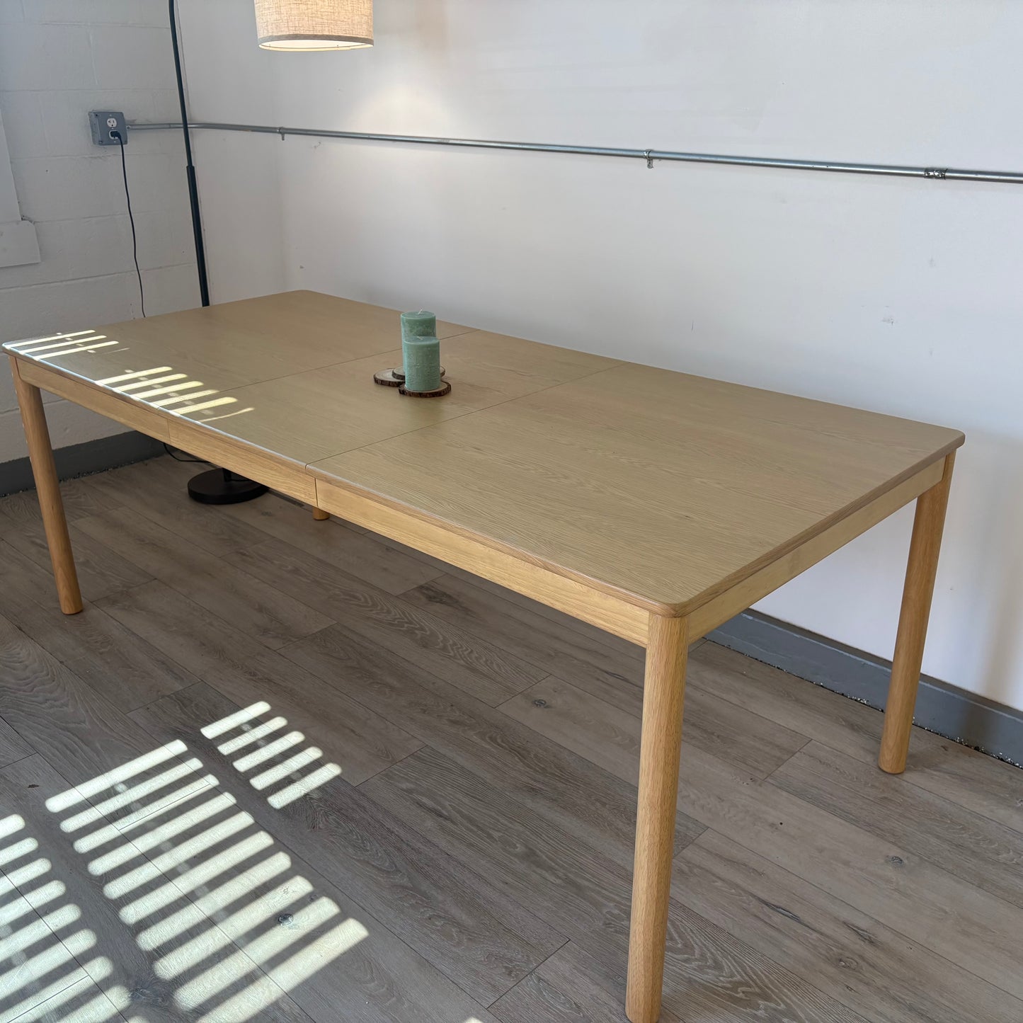 Article Heidi 62" - 82.75" Extendable Dining Table - White Oak