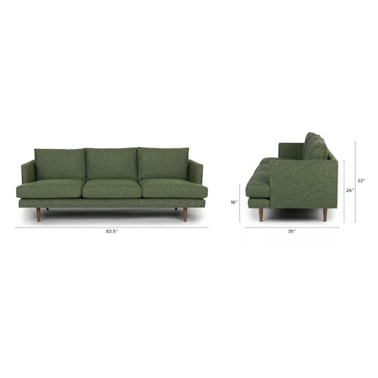 Article Burrard 83.5" Sofa - Forest Green