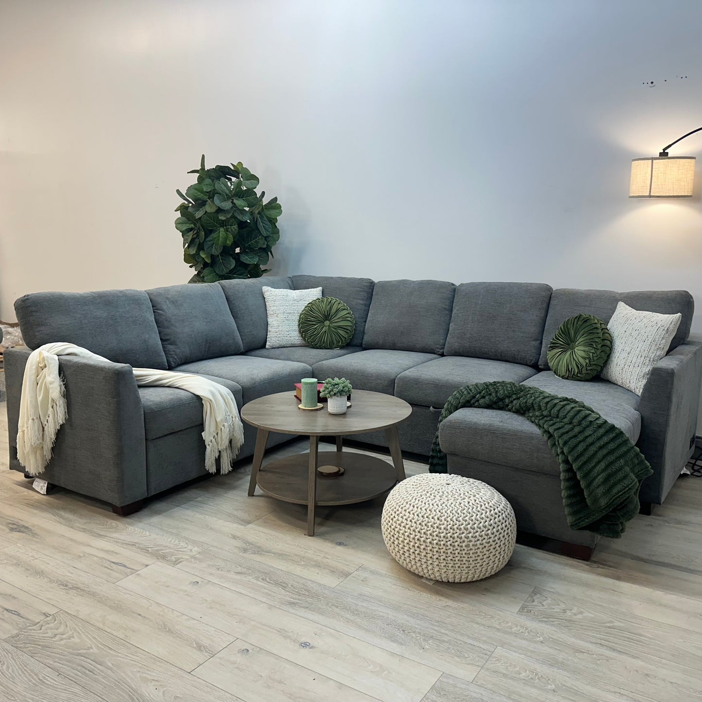 Coddle Luke Sleeper Sectional with Reversible Chaise and Storage