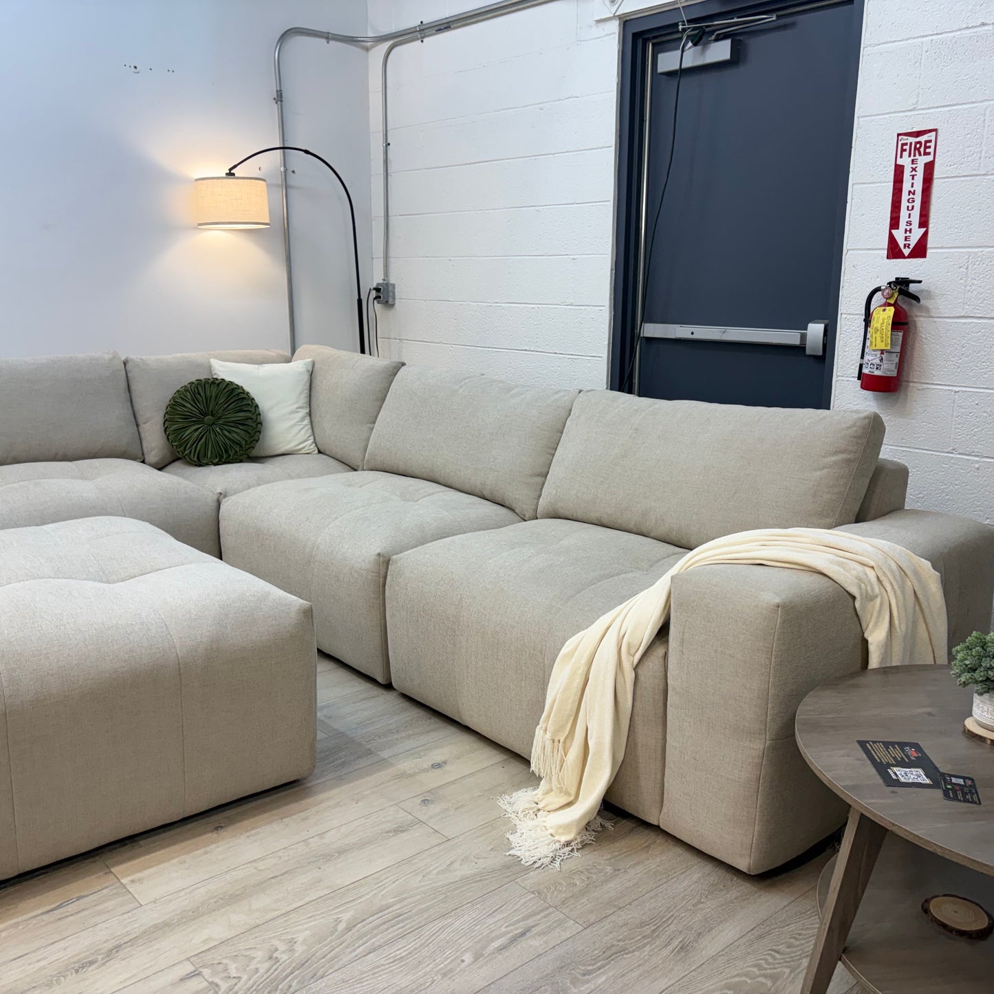 Paige 6-piece Modular Fabric Sectional