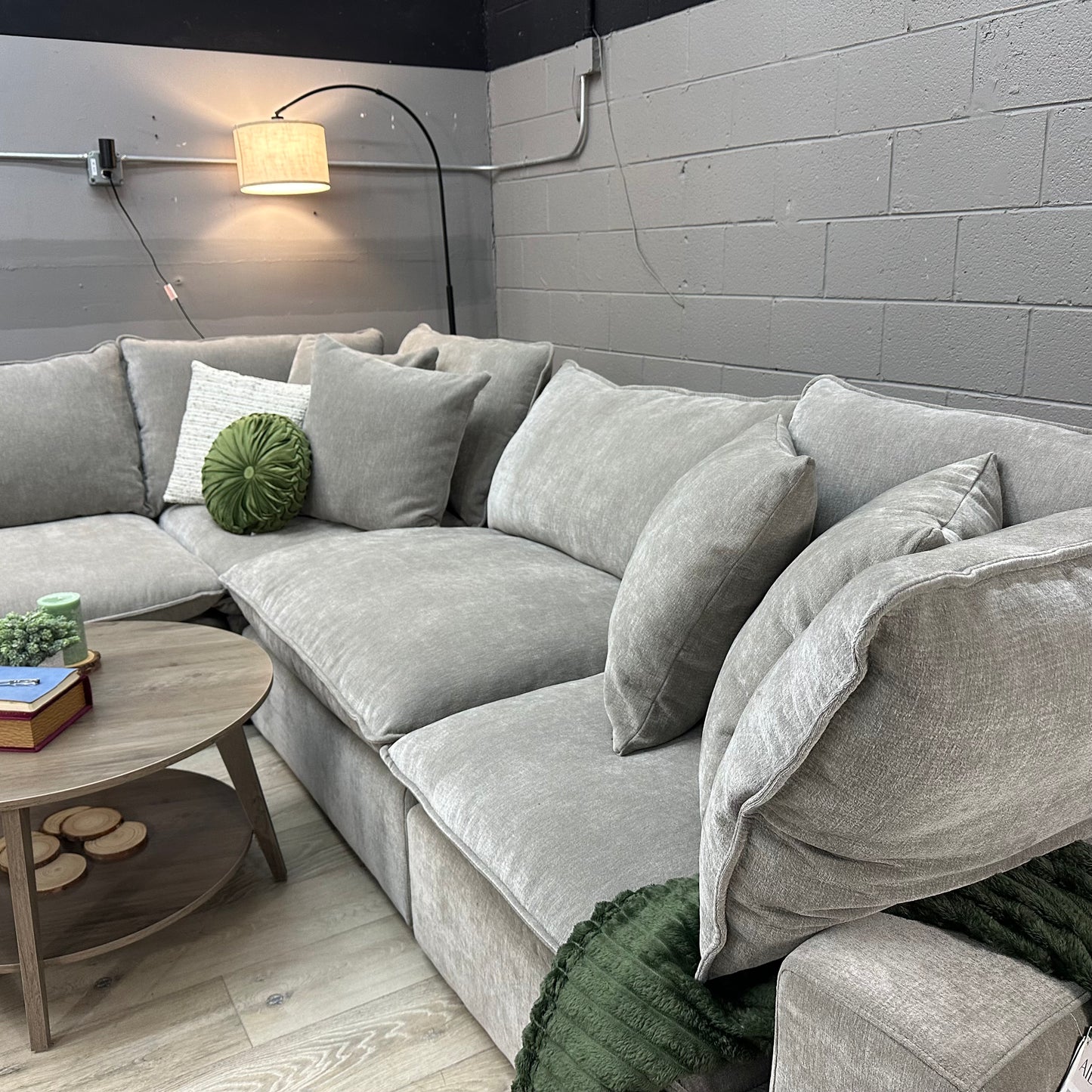 Sereen 6-piece Fabric Modular Sectional, Taupe