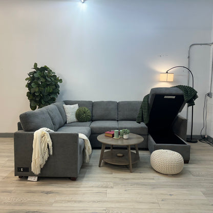 Coddle Luke Sleeper Sectional with Reversible Chaise and Storage
