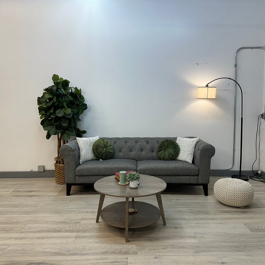 Cecelia Fabric Sofa Gray