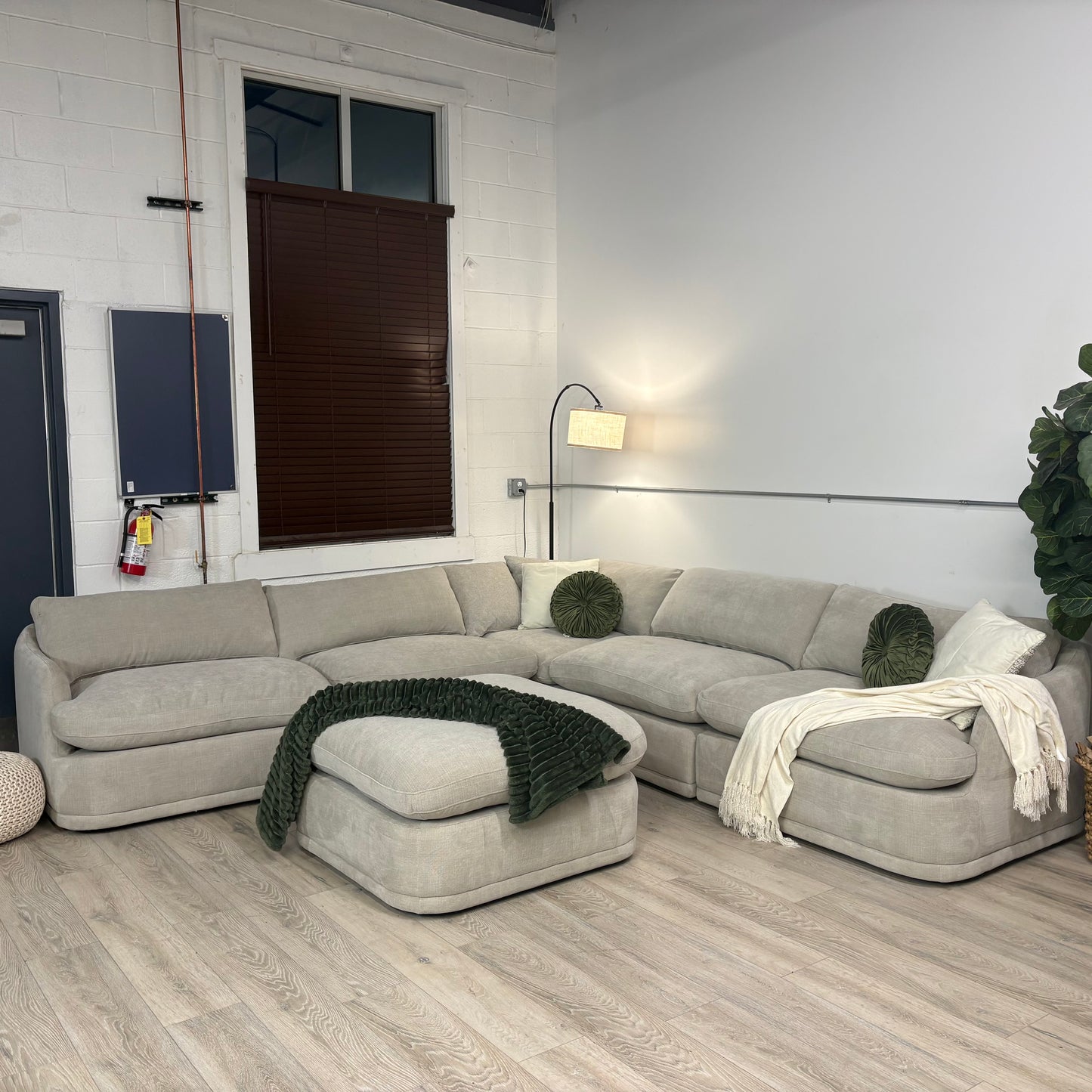 Hartley 6-piece Fabric Modular Sectional