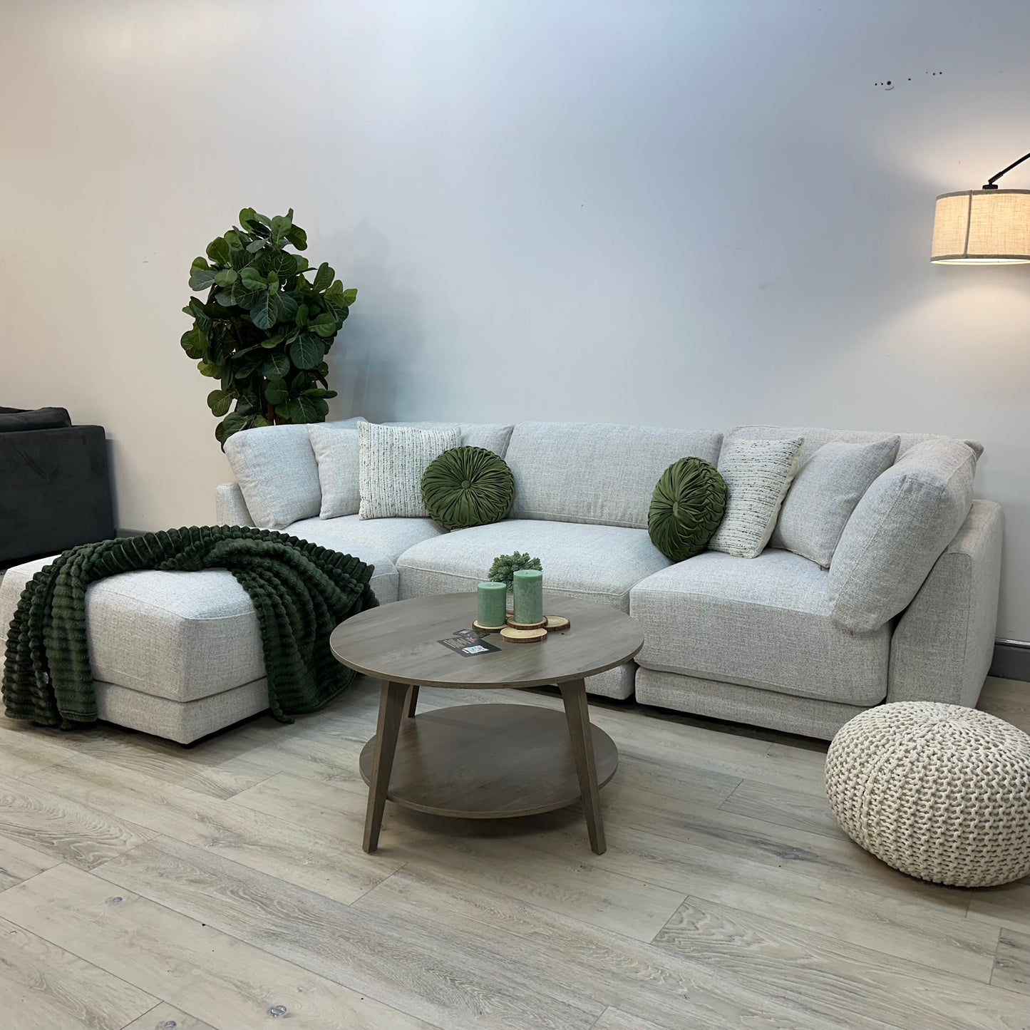 Dayna 4-piece Fabric Modular Sectional
