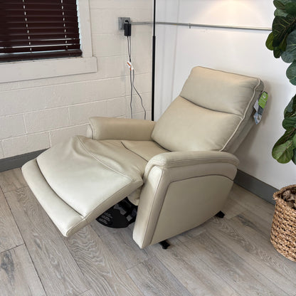 Sanders Leather Power Recliner with Power Headrest