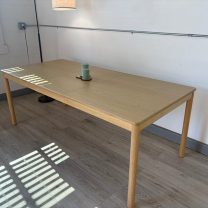 Article Heidi 62" - 82.75" Extendable Dining Table - White Oak