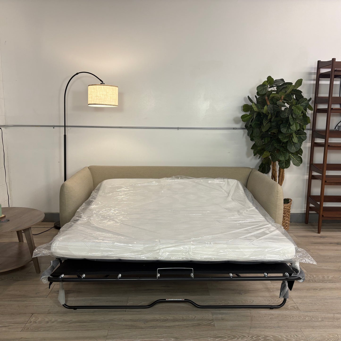 Article Leigh 86" Reversible Storage Sofa Bed Sectional - Silver Taupe