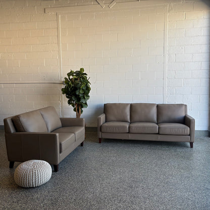 West Park 2-Piece Leather Set - Sofa & Loveseat