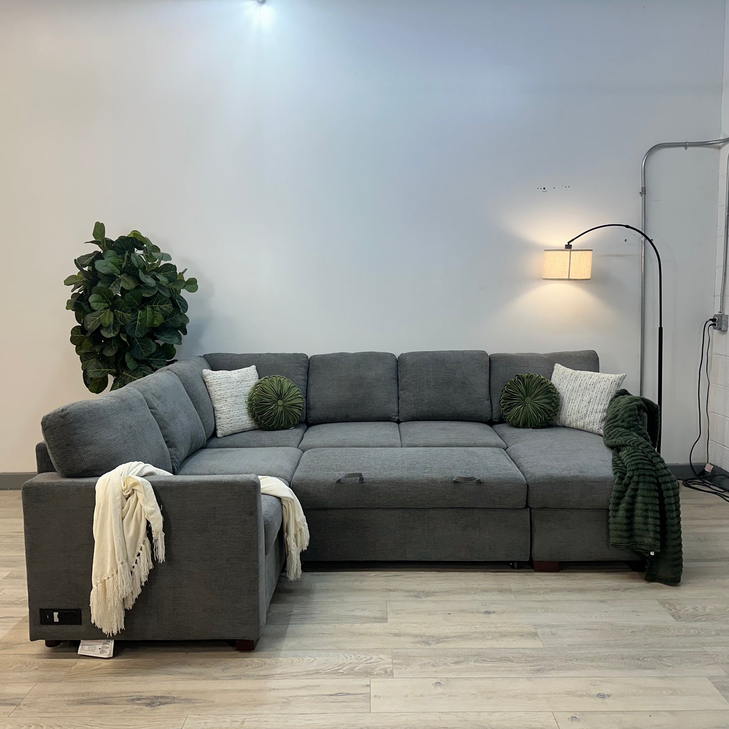 Coddle Luke Sleeper Sectional with Reversible Chaise and Storage
