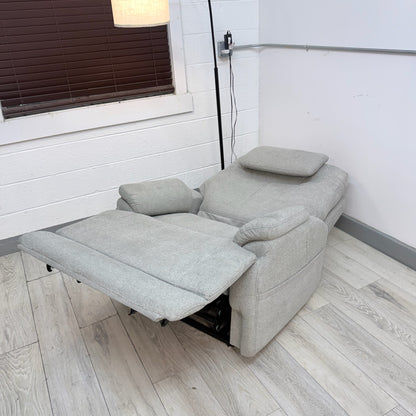 Flexsteel Zecliner Power Lift Sleep Recliner with Power Headrest and Lumbar - Light Gray