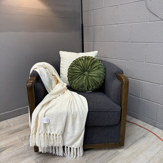 Henredon Murphy Swivel Boucle Chair