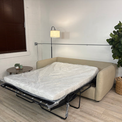 Article Leigh 86" Reversible Storage Sofa Bed Sectional - Silver Taupe