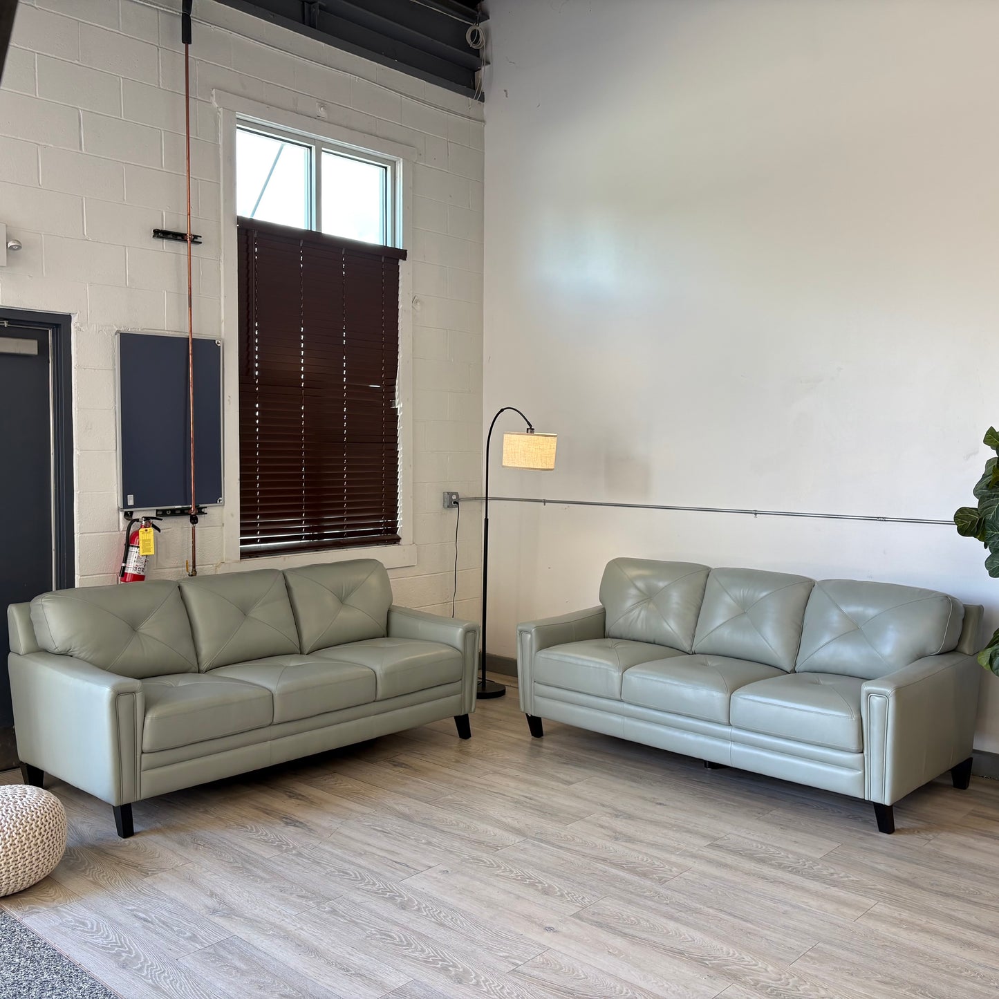 Atmore Top Grain Leather Sofa & Loveseat