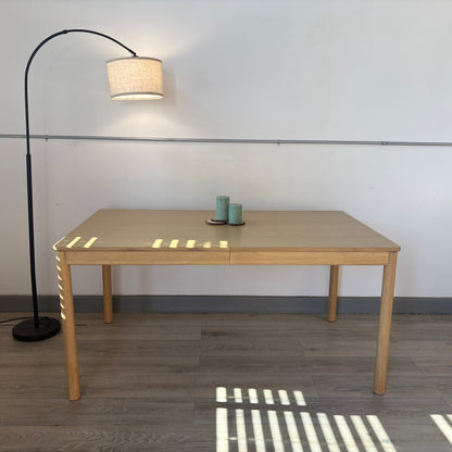 Article Heidi 62" - 82.75" Extendable Dining Table - White Oak