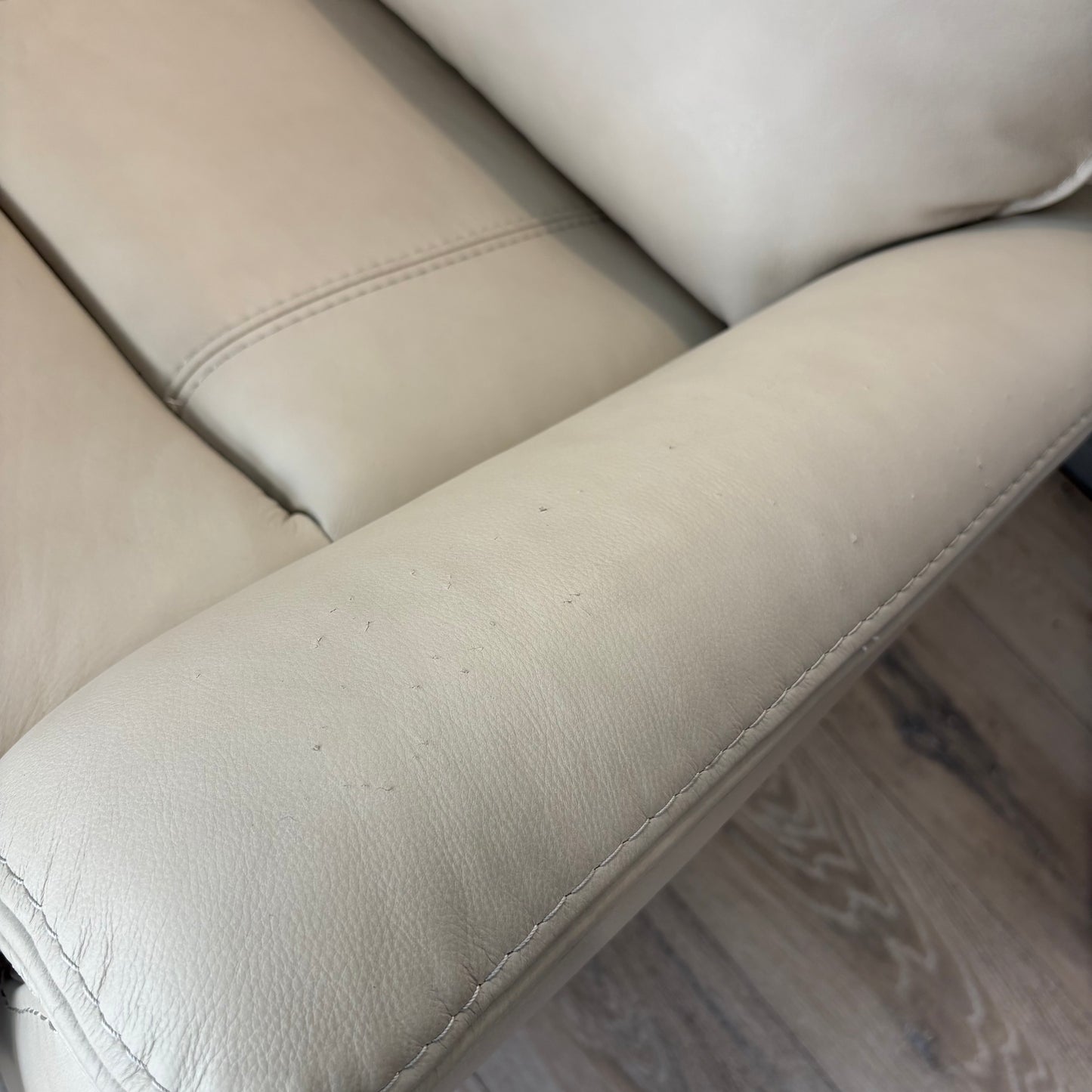Sanders Leather Power Recliner with Power Headrest