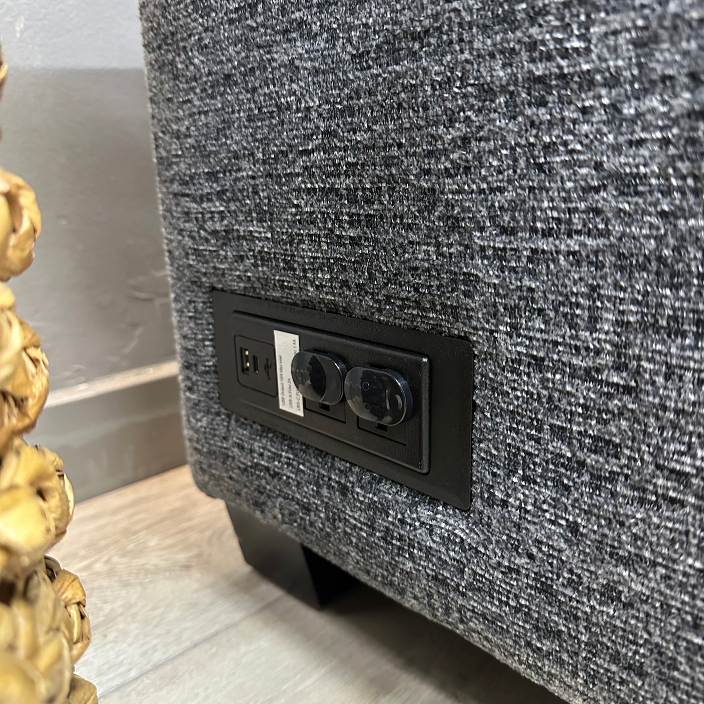 Coddle Aria Fabric Sleeper Sofa with Reversible Chaise and Storage