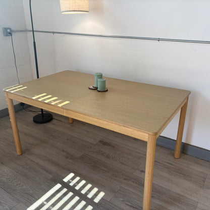 Article Heidi 62" - 82.75" Extendable Dining Table - White Oak